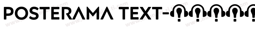 Posterama Text字体转换